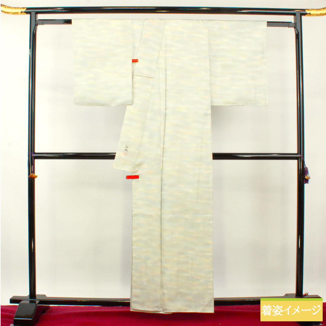 Plain color, pure silk, length 159.5cm, sleeve length 64.5cm, gradation dyeing, one crest, sedge, lined, S rank, gradation style, 1114001332399