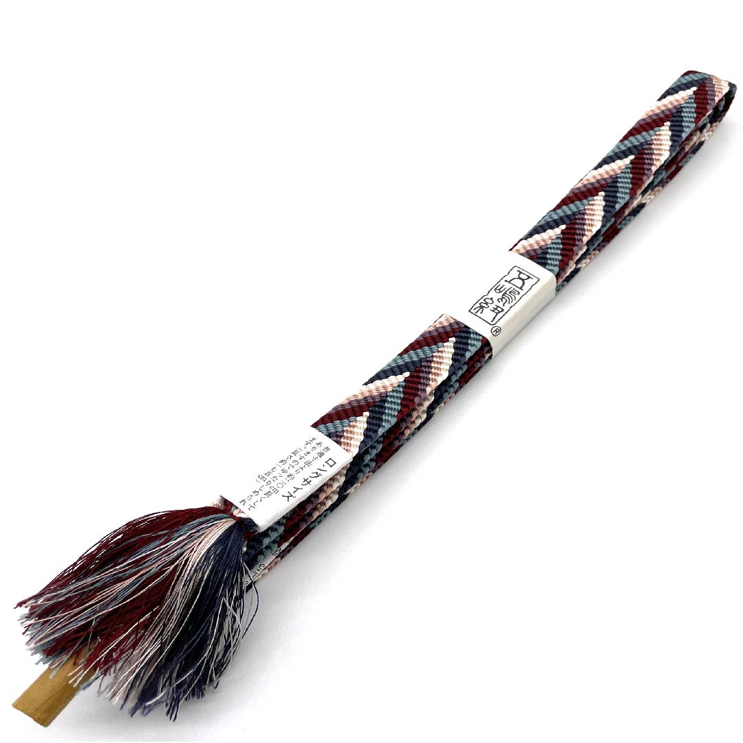 (新古品)帯締め 正絹 四分紐 グラデーション 五嶋紐 江戸組紐 長尺 長さ約175cm 幅約1.5cm カジュアル Sランク グラデーション系 1135001352999