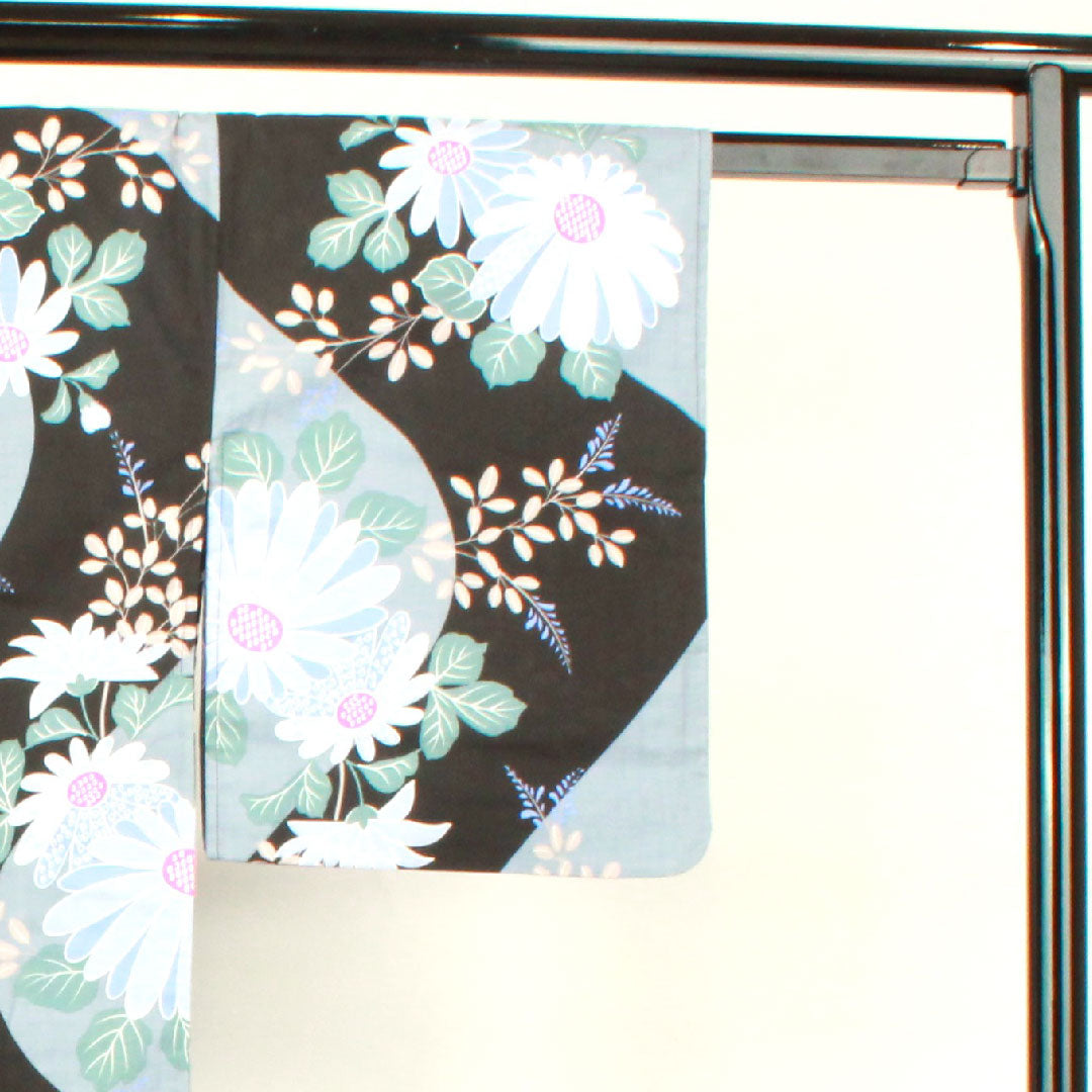 浴衣 ガーベラ 萩 木綿 Sランク 単衣 身丈165.5cm 裄丈62cm グラデーション系 1118002872599