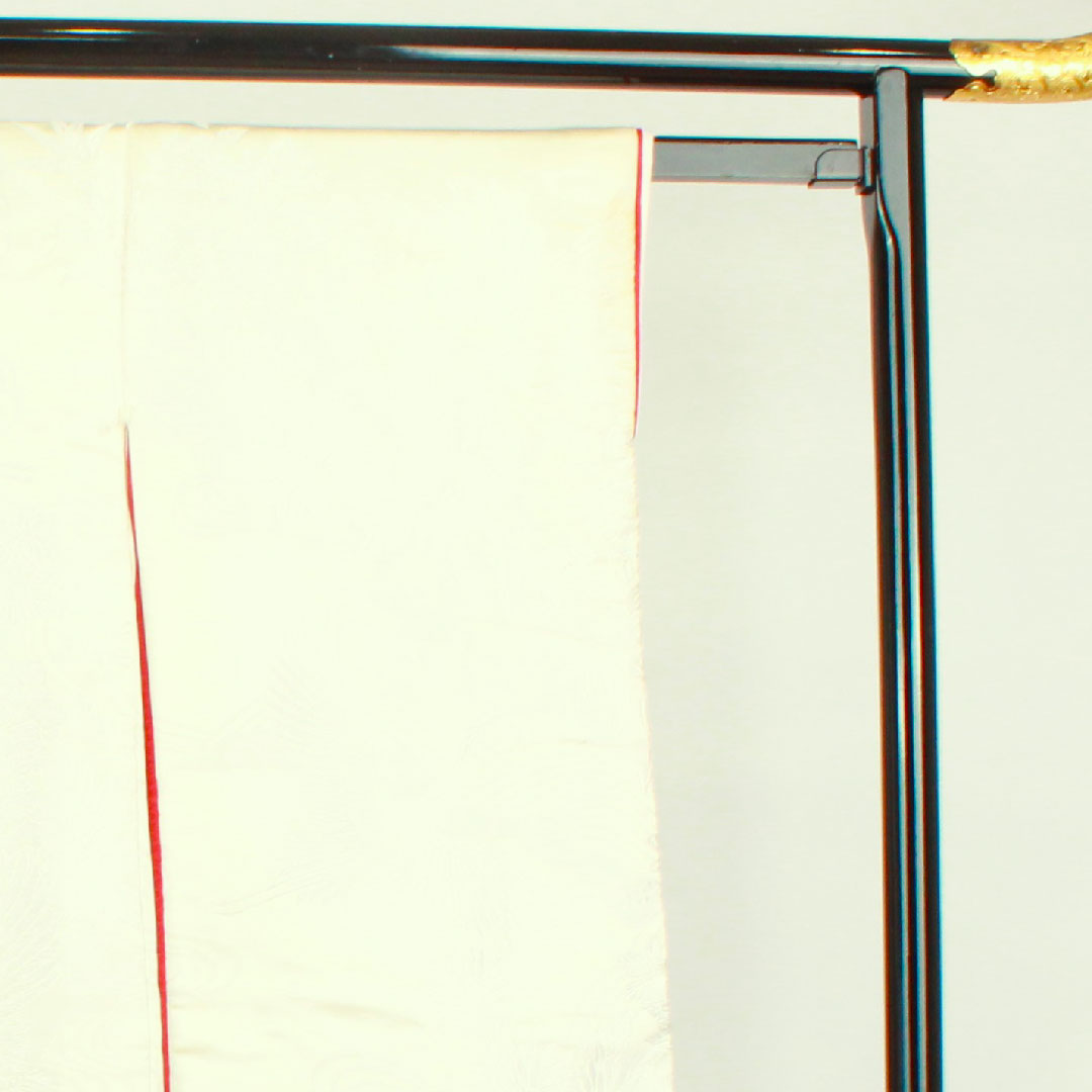 白無垢 身丈191cm 唐織 春爛百花紋 正絹 Bランク 袷 白系 1110000544911