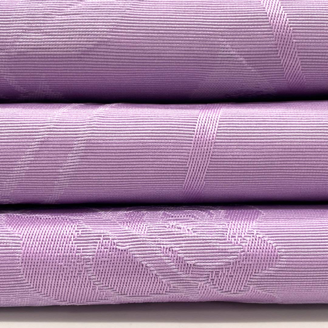 半幅帯 ポリエステル 浅紫色(あさきむらさきいろ) 浴衣用 薔薇 桜 リバーシブル 帯丈356cm 紫系 Sランク 1125001962320