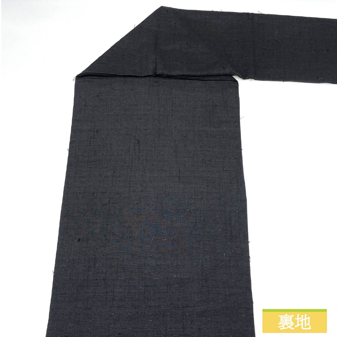 名古屋帯 パッチワーク 毬 ひげ紬 帯丈367cm 正絹 Sランク ポイント柄 カジュアル 黒系 1124007882310 名古屋仕立て