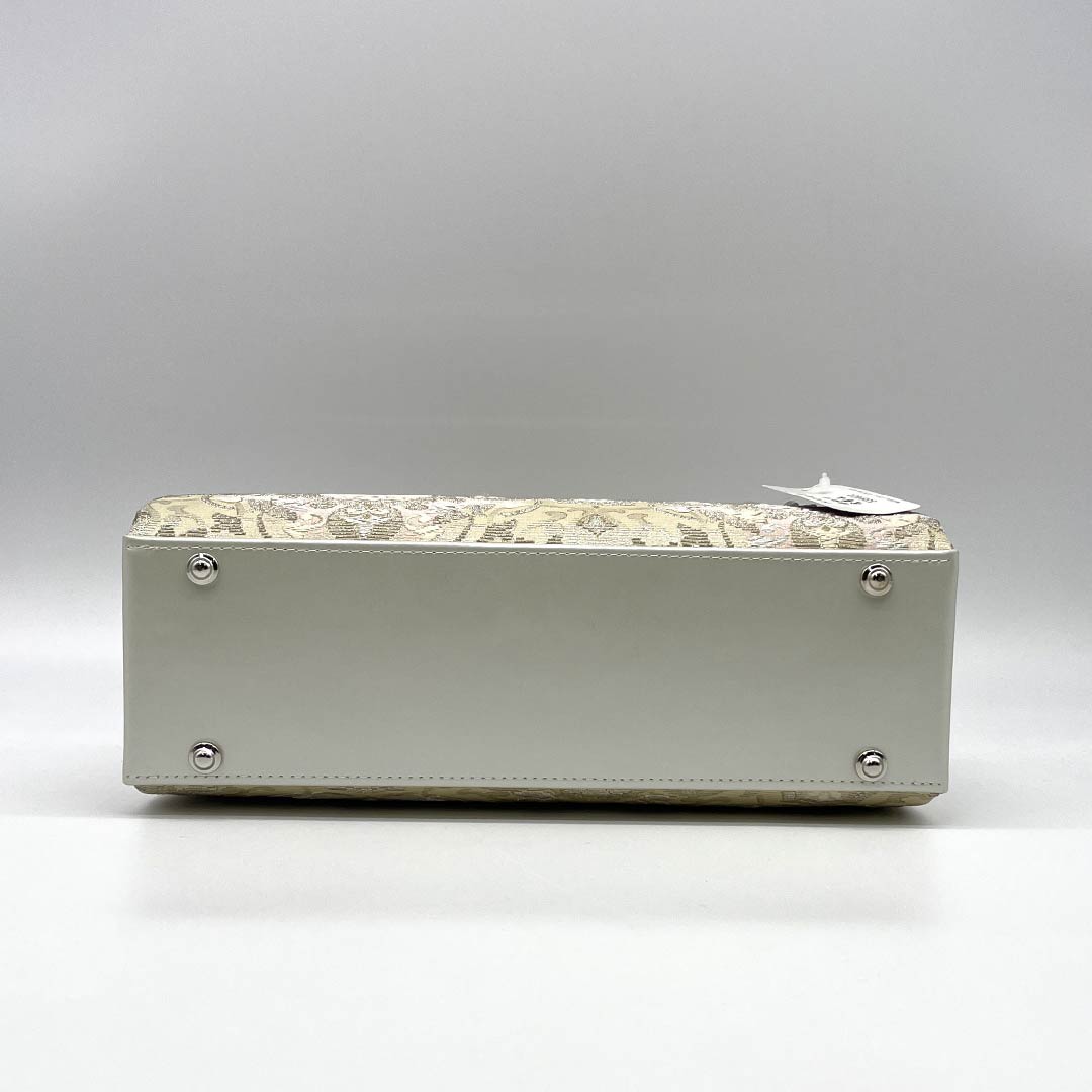 (新古品)和装バッグ フォーマル NEWランク 金華山 有栖川織物 西陣織 利休バッグ 金系 113900081121