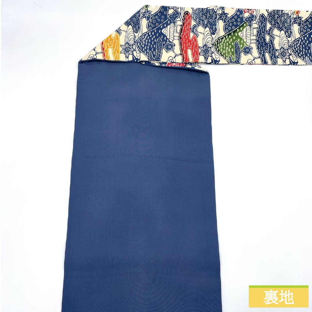 Nagoya Obi, Pure Silk, Grade A, White, Shiose, Kyoto Bingata, Toyama, Length 358cm, Full Length, Casual, White, Item Number 1124009203311, Nagoya Style