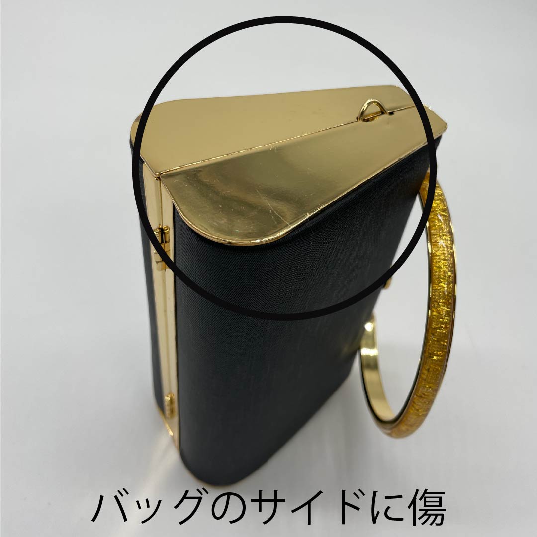 パーティバッグ セミフォーマル 黒色(くろいろ) X.CLUSIVE PARIS 2way 黒系 Aランク 113900001310