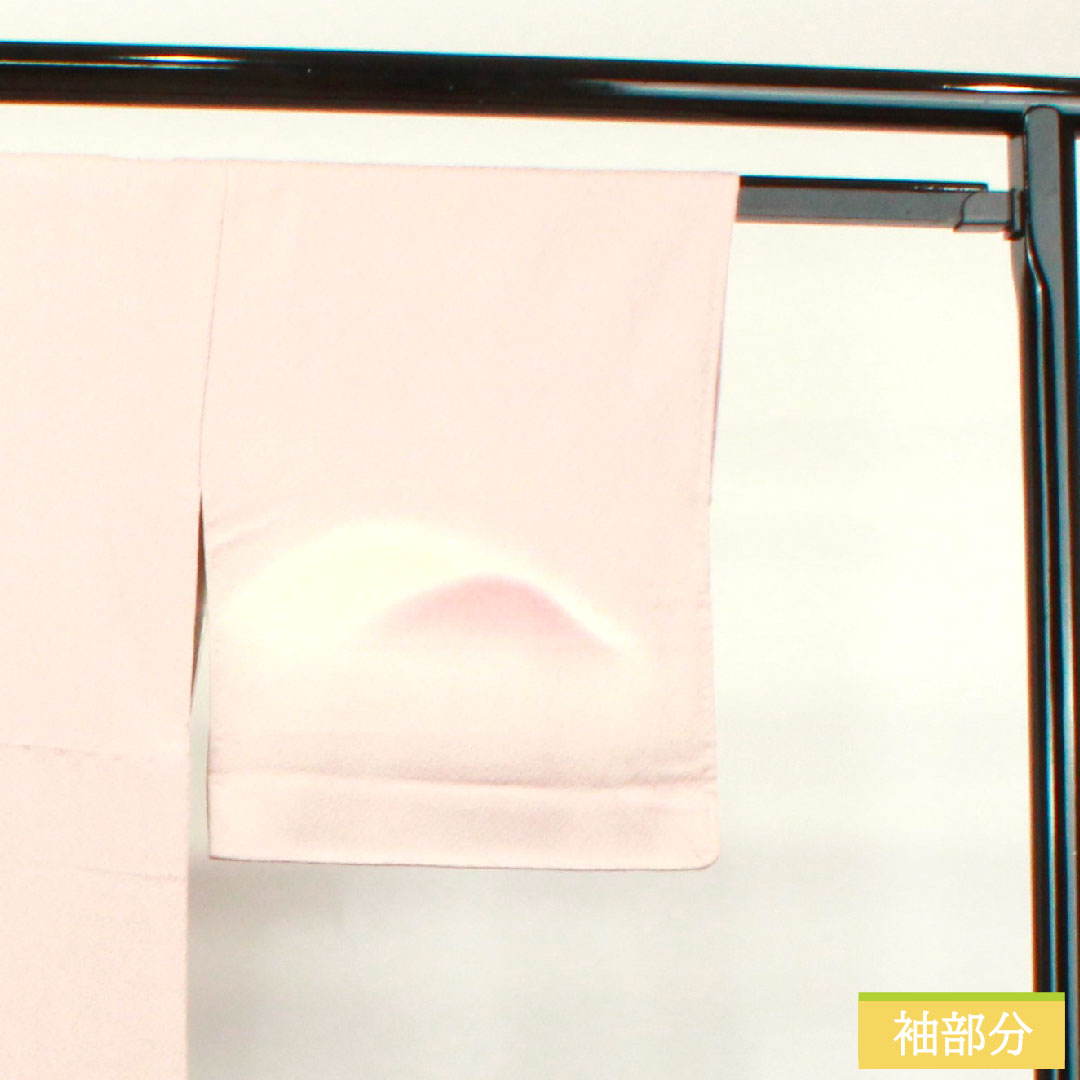 訪問着 正絹 袷 身丈155.5cm 裄丈62.5cm 葡萄色 作家物 京友禅 御所車 遠山ボカシ Sランク 紫系 1112003402320