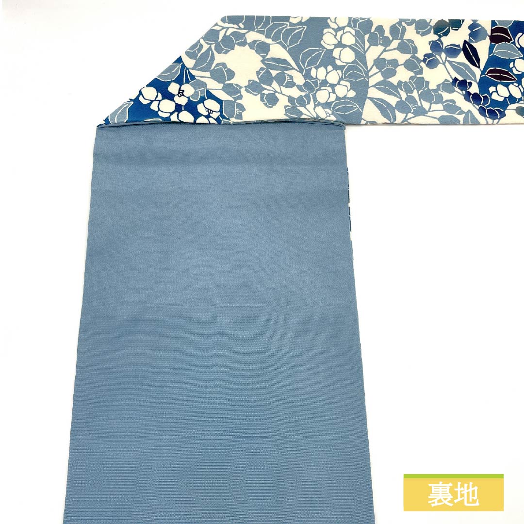 名古屋帯 生成り色(きなりいろ) 京紅型 作家物 栗山吉三郎 帯丈373cm 正絹 Sランク ポイント柄 カジュアル 白系 1124007072311 名古屋仕立て