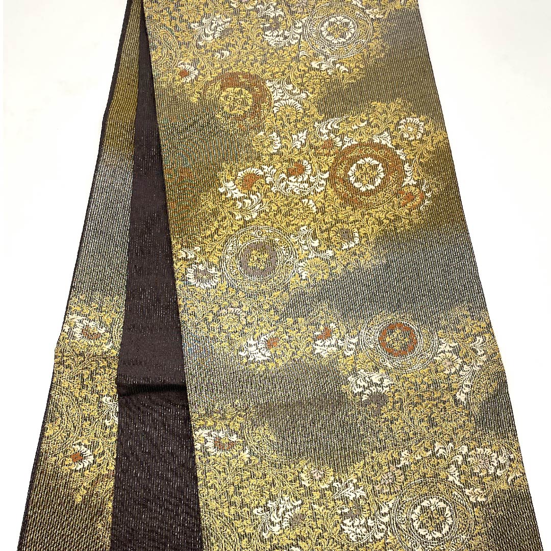 袋帯 加納幸 華文 帯丈440cm 正絹 Sランク 六通 フォーマル グラデーション系 1123008782399