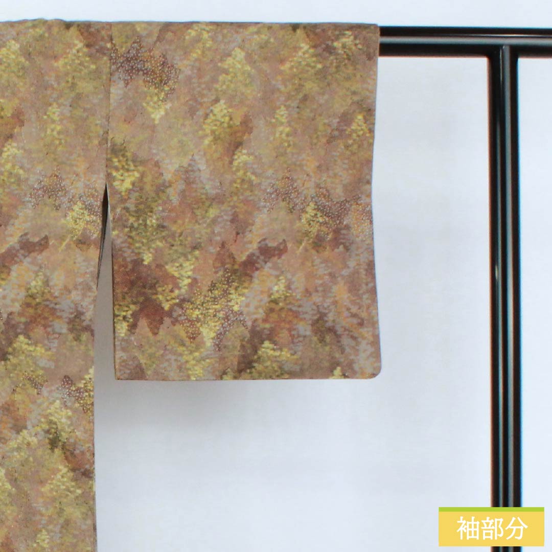 小紋 正絹 Aランク 身丈155cm 裄丈62.5cm 袷 遠山模様 グラデーション系 1115007423399