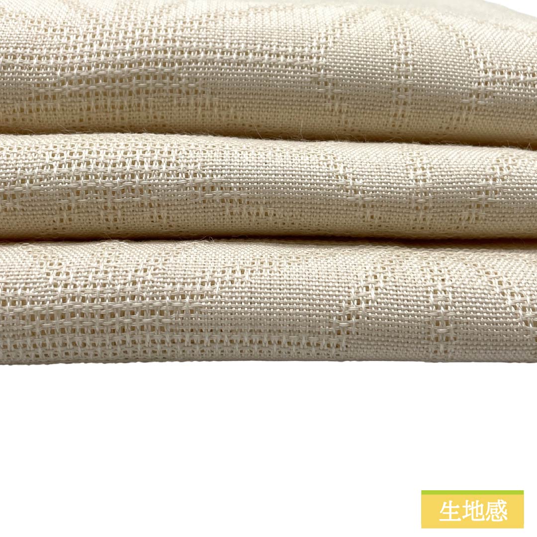 半幅帯 正絹 Aランク 練色(ねりいろ) 夏帯 麻の葉 帯丈364cm クリーム系 1125004003315