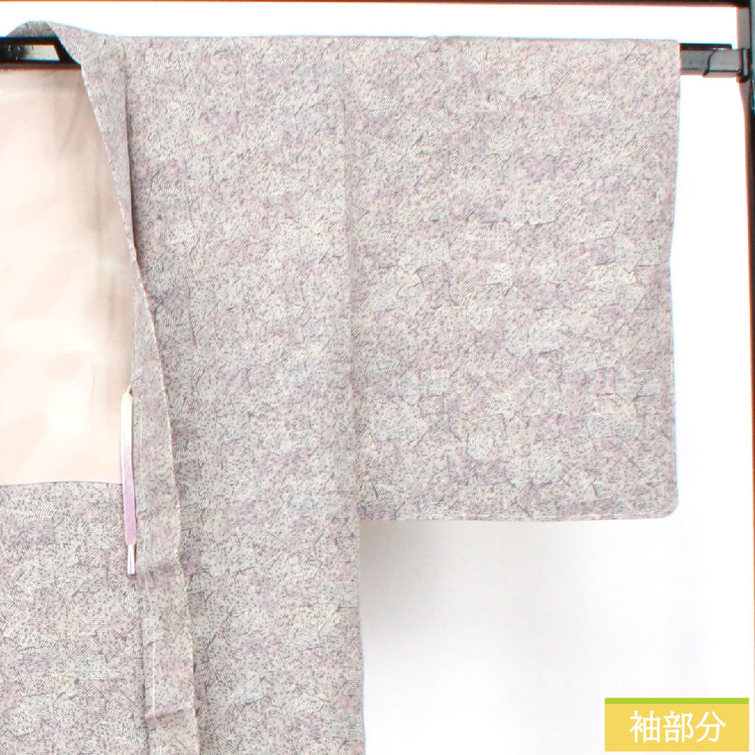 羽織 正絹 身丈77cm 裄丈64.5cm 抽象模様 Aランク 袷 グラデーション系 1117001133999