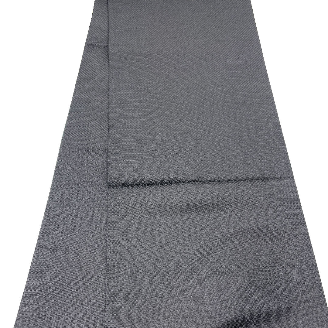 (未仕立)袋帯 薔薇 横段 幾何学模様 帯丈450cm 正絹 NEWランク 六通 セミフォーマル 黒系 1123002551310