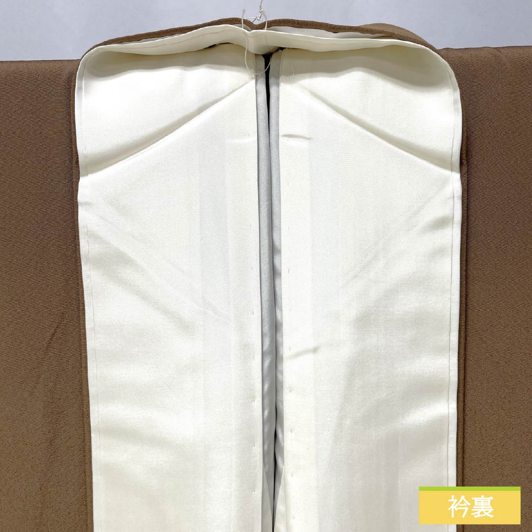 色留袖 正絹 Bランク 身丈158cm 裄丈66cm 袷 光悦茶色(こうえつちゃいろ) 京友禅 童 松竹梅 三つ紋 揚羽蝶 比翼付き 三つ紋 茶系 1111002174314