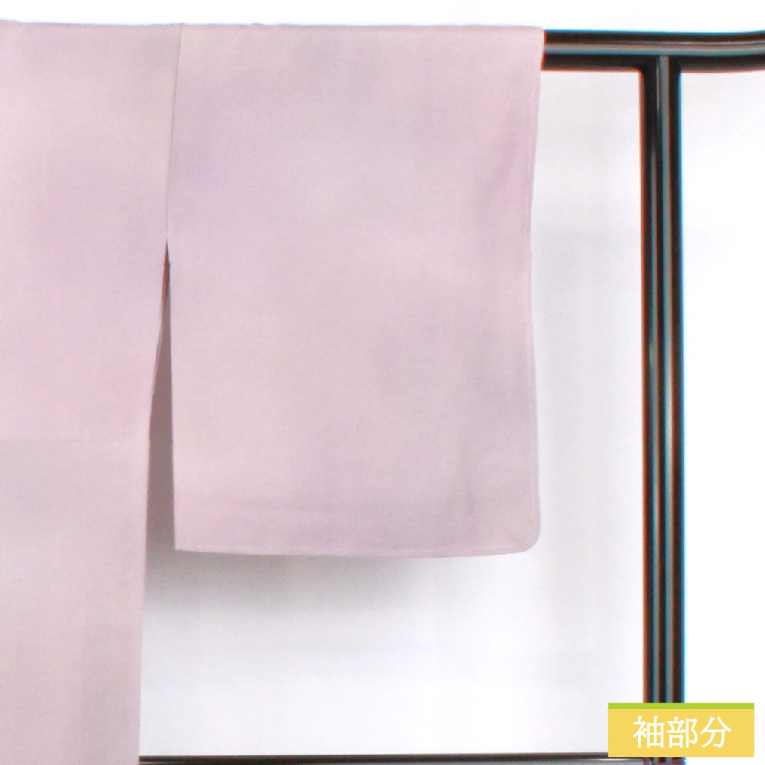 色無地 正絹 身丈159cm 裄丈66cm 素無地 斉藤三才 作家物 丹後ちりめん 袷 Sランク 紫系 1114001762320