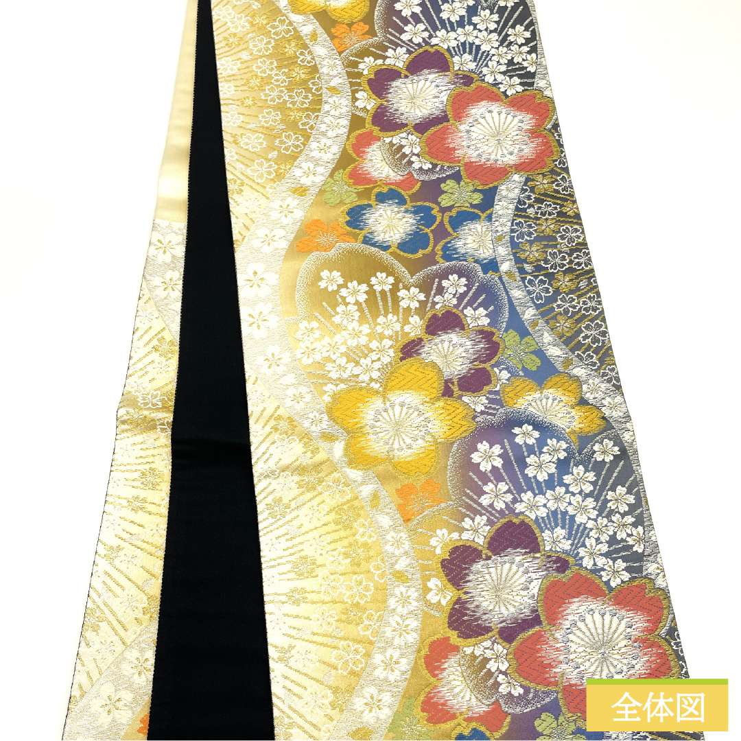袋帯 正絹 Sランク 桜 西陣織 SAKU・華 LONG VARIE 帯丈444cm 六通 フォーマル グラデーション系 1123017272399