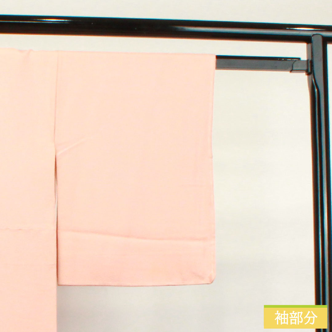 Plain color, pure silk, length 154.5cm, sleeve length 62.5cm, maiden color, Nakain Hanabishi pattern, basting thread included, unused, lined, S rank, pink, 1114001132213
