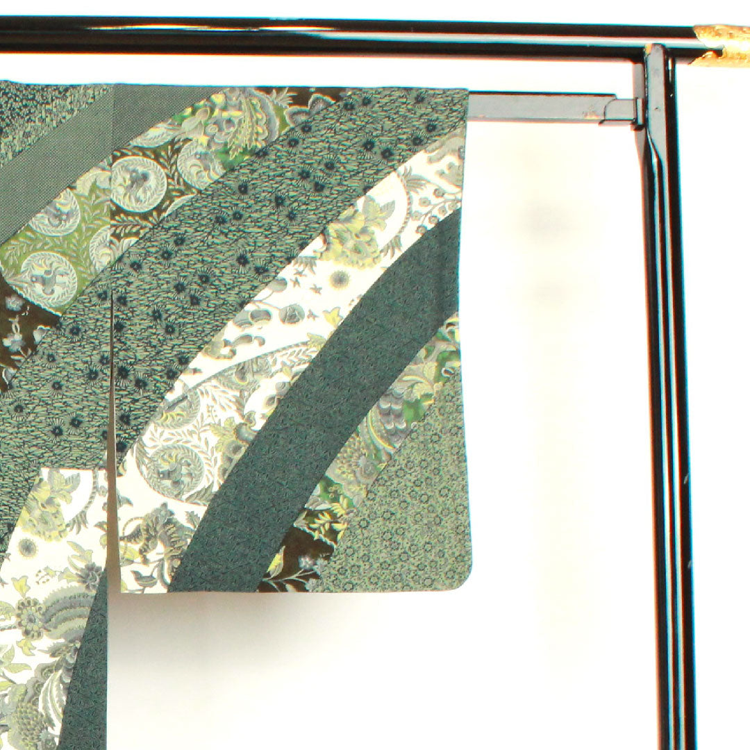 Homongi (formal kimono) Length 152.5cm Sleeve length 66cm Kazuko Iwami Shinji Hayashi Stencil-dyed Pure silk S rank Gradation 1112001982299