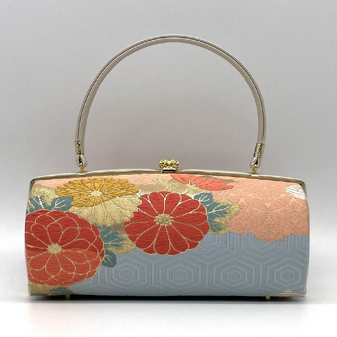 (新古品)草履バッグセット フォーマル Aランク 菊 帯地 Sサイズ 金系 1133000433221
