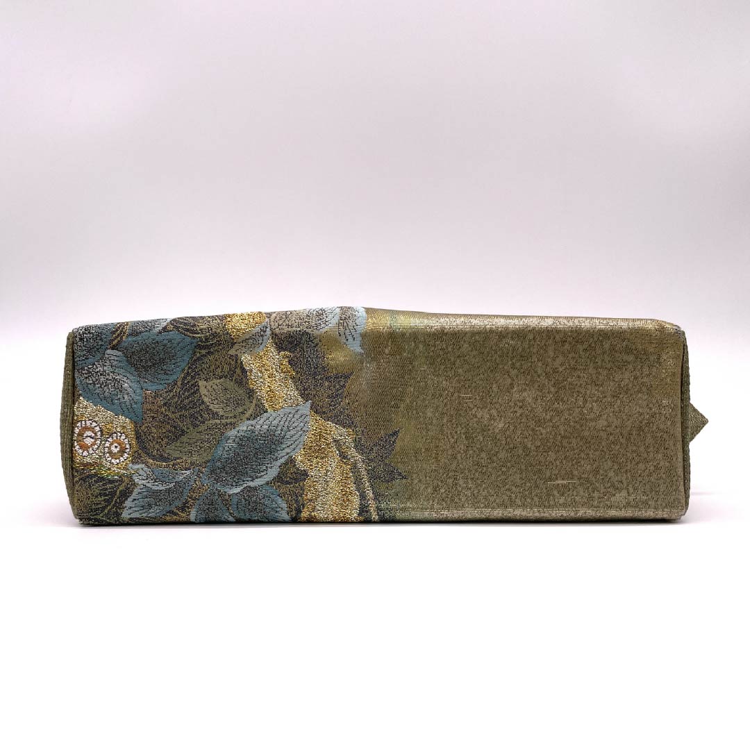 Casual Japanese style bag, raw wall color, Rikyu bag, owl, brown, A rank, 113900059314