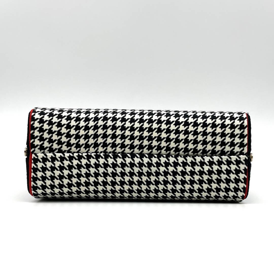 Japanese style bag, casual, black, houndstooth, Alice in Wonderland, playing cards, black, new rank, 113900060110