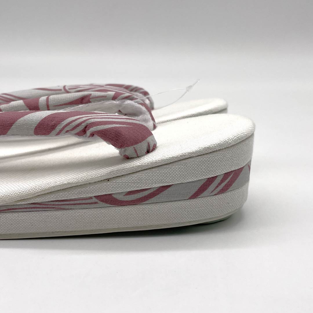 (New) Zori Sandals, Linen, NEW Rank, Summer Zori, Linen Zori, Made in Japan, For Summer, Length 24cm, L size, White color, 1122001621411