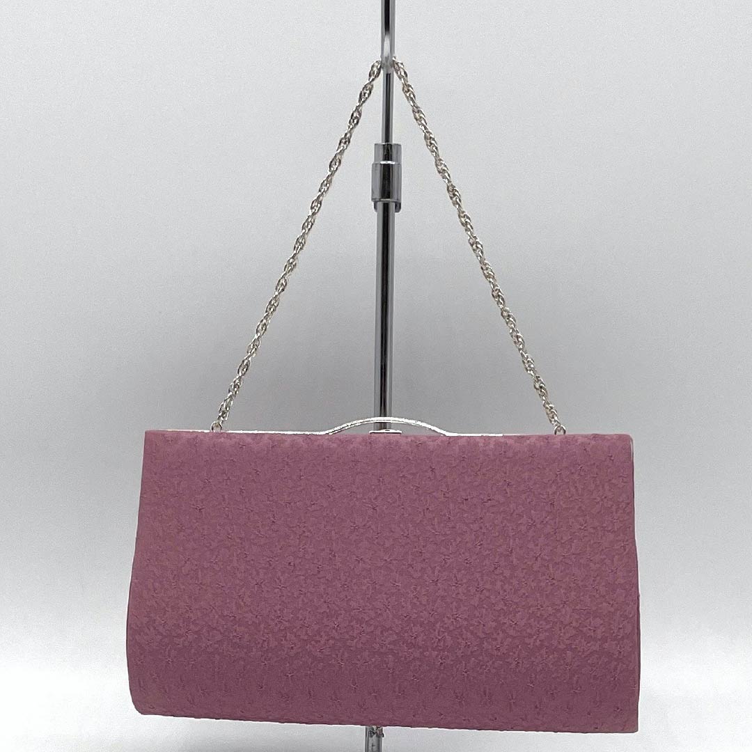 (Like New) Semi-Formal Zori Sandal and Bag Set, Grade A, Bijinsai Color (Purple), Solid Color, Size M, 1133000263320