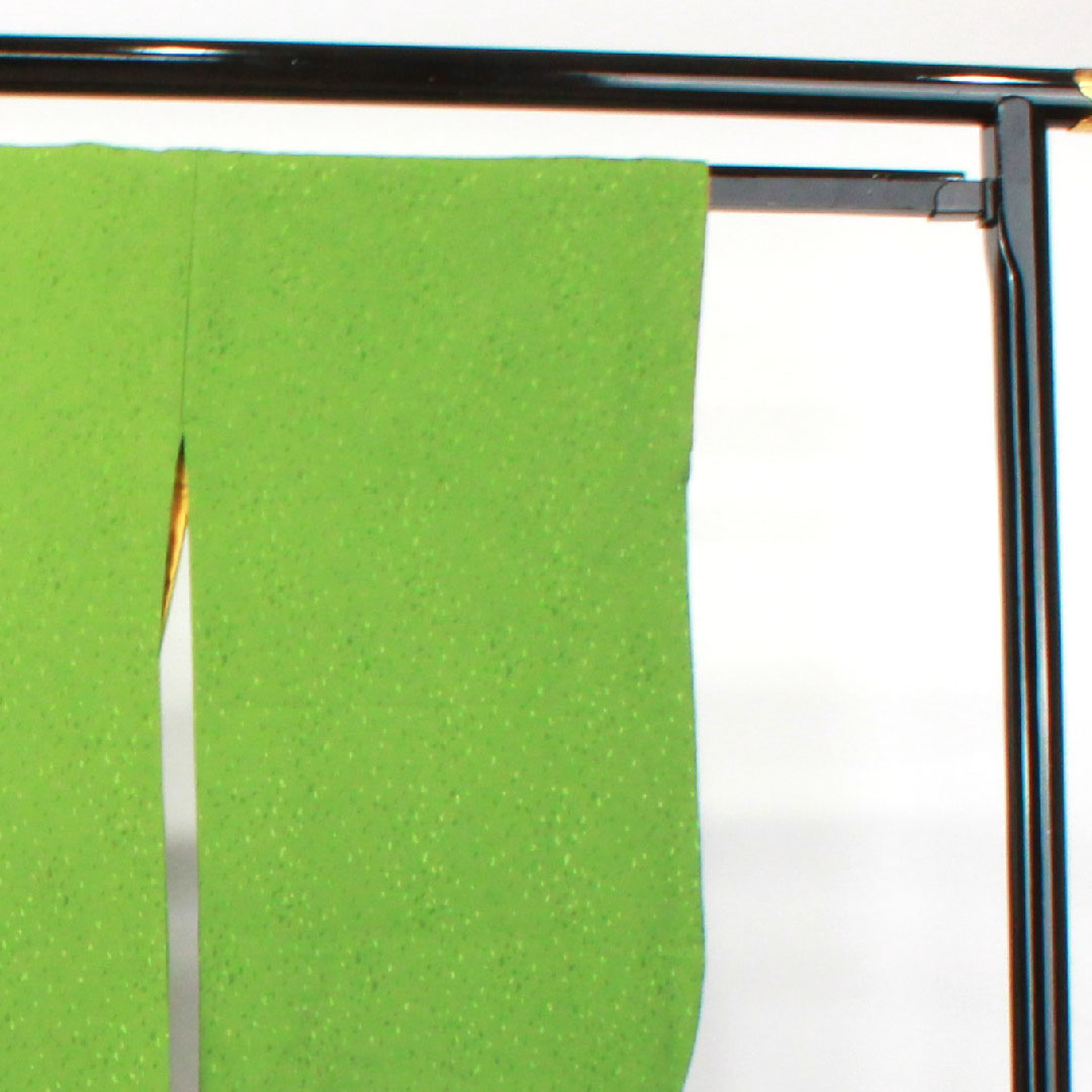 色無地 ポリエステル 常盤色 洗える着物 身丈156cm 裄丈63cm 袷 Sランク 緑系 1114001072319