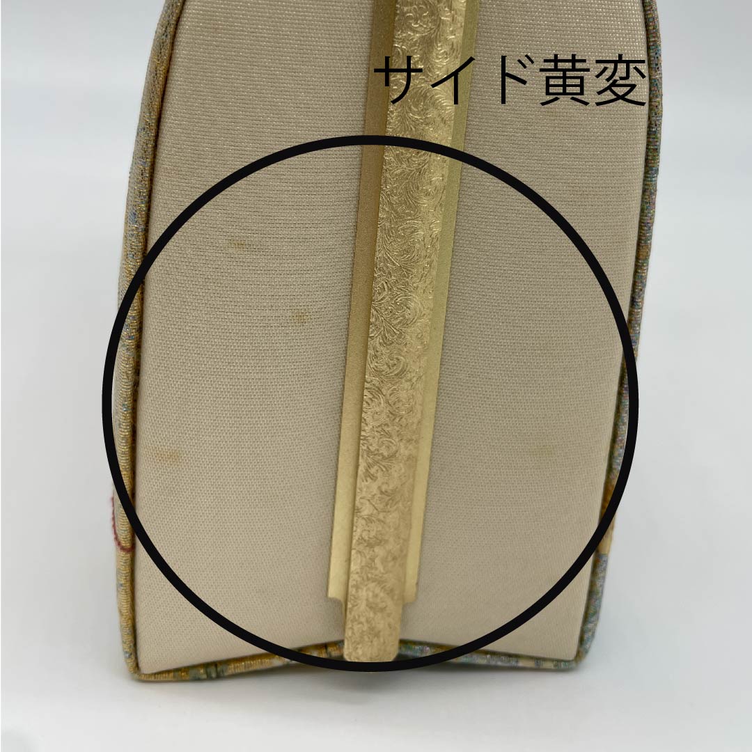 和装バック フォーマル 金色(きんいろ) 鶴 松 菊 金系 Aランク 113900026321