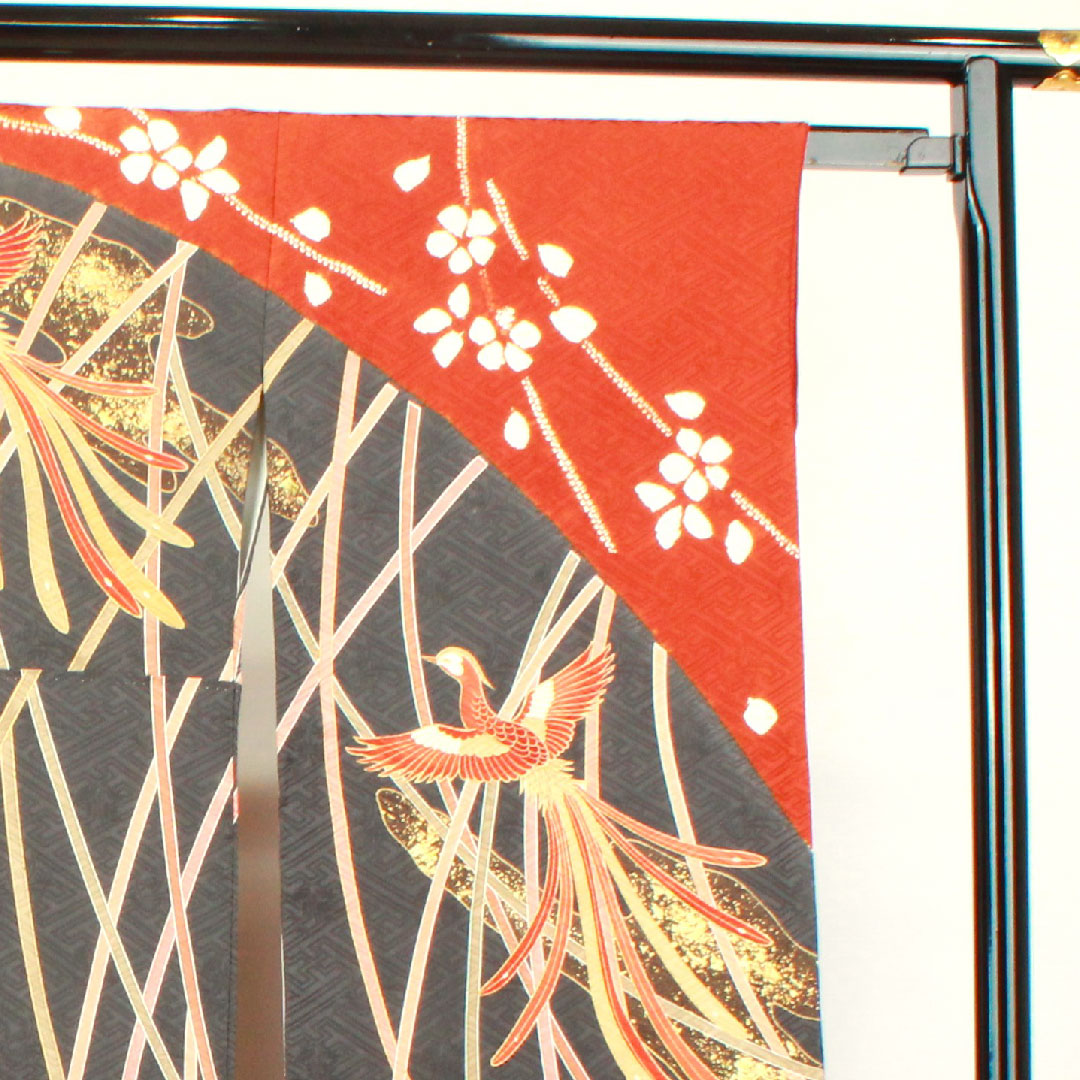 振袖 身丈167cm 裄丈69cm 袷 京友禅 鳳凰 正絹 Sランク グラデーション系 1113001532599