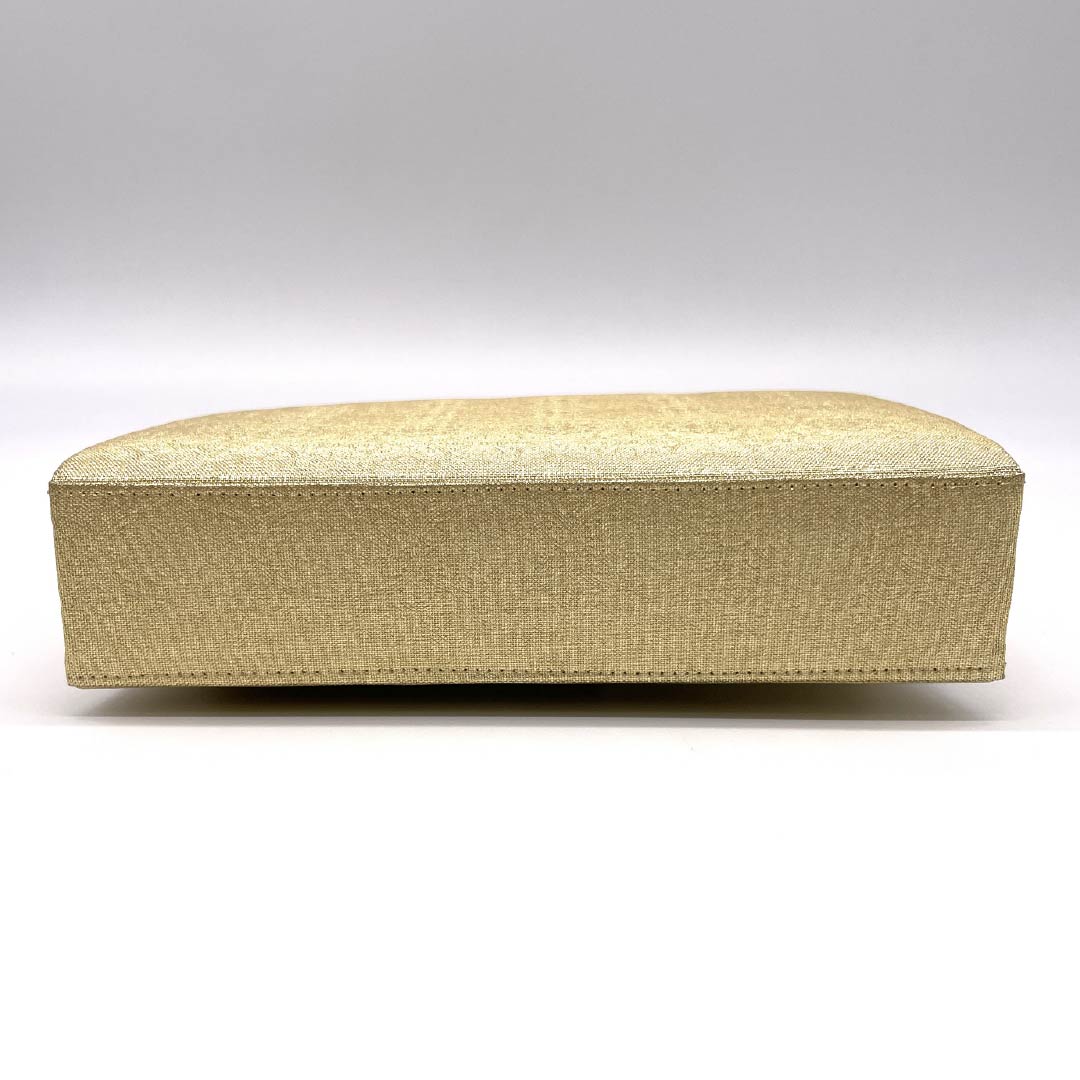 Formal Japanese style bag, gold color (kin-iro), for Tomesode, floral pattern, gold color, S rank, 113900055221