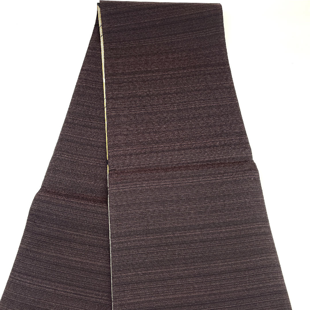 袋帯 幾何学模様 帯丈436cm 正絹 Sランク 六通 カジュアル グレー系 1123004312322