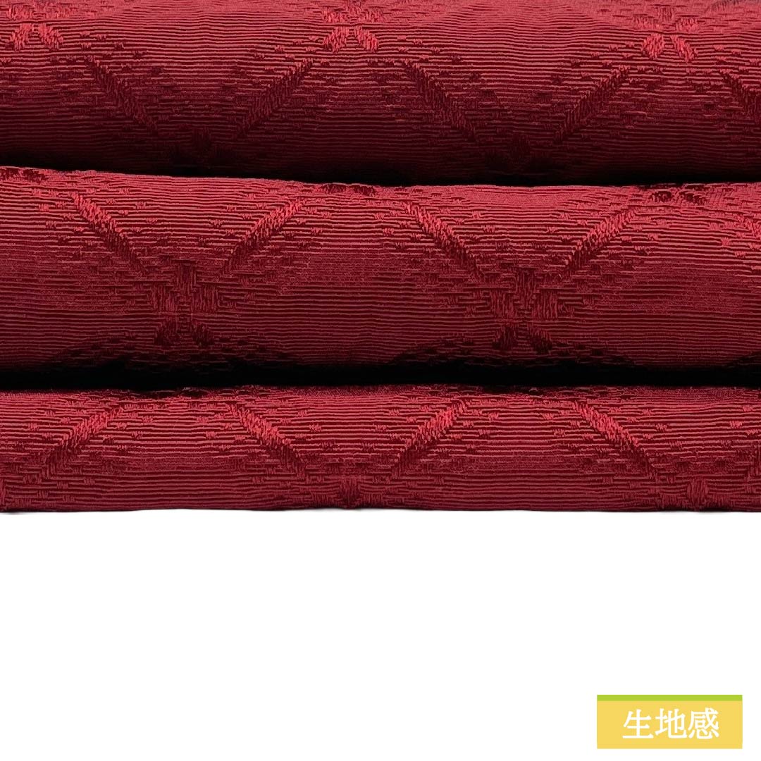 半幅帯 ポリエステル Aランク 真紅色(しんくいろ) リバーシブル 変わり七宝 小花 帯丈360cm マルチカラー 1125004393328