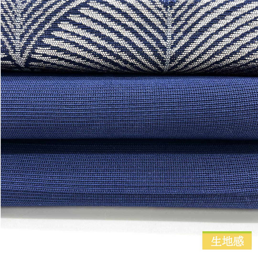 半幅帯 ポリエステル 韓藍色(からあいいろ) 松 ポイント柄 古典柄 帯丈376cm 紺系 Sランク 1125001052318