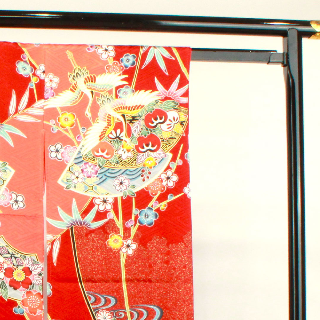 振袖 身丈151cm 裄丈61.5cm 袷 京紅型 吉祥文様 正絹 Sランク グラデーション系 1113001722299