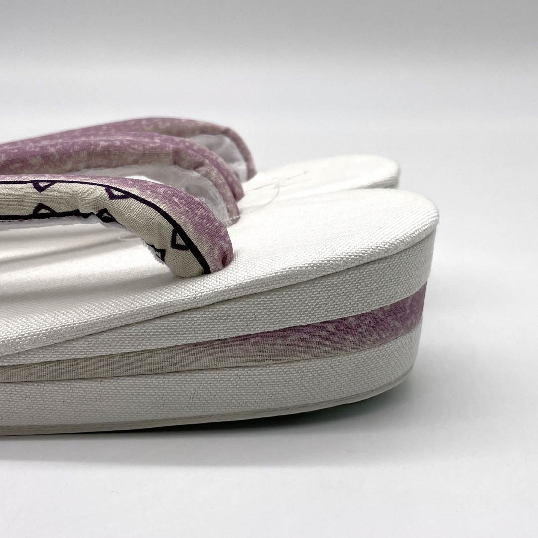 (新品)草履 亜麻 NEWランク 夏草履 亜麻草履 日本製 夏用 長さ24cm Lサイズ 白系 1122001671411