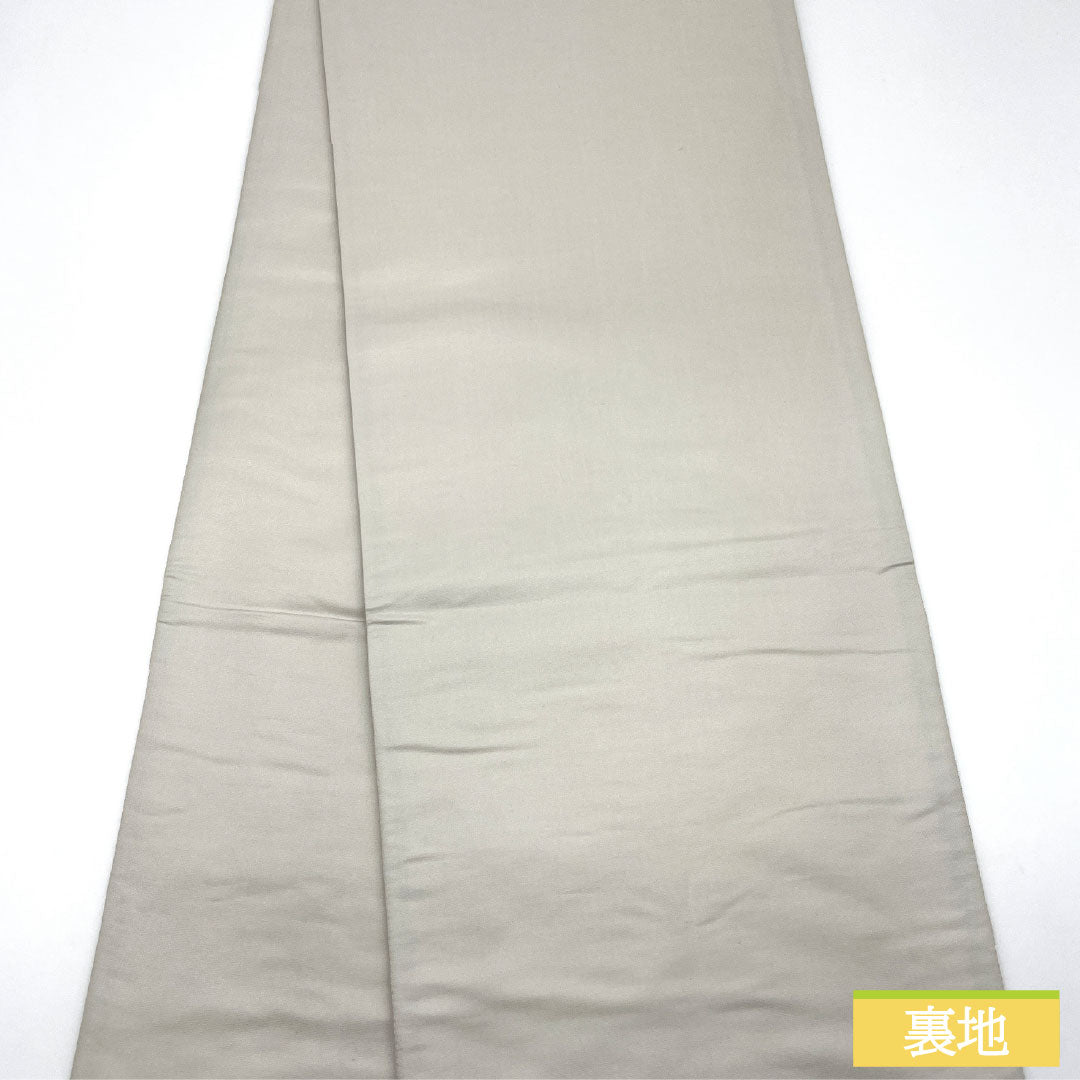 袋帯 正絹 Aランク 夢小路 西陣織 みらくるコート加工 帯丈432cm 六通 フォーマル 銀系 1123016903322