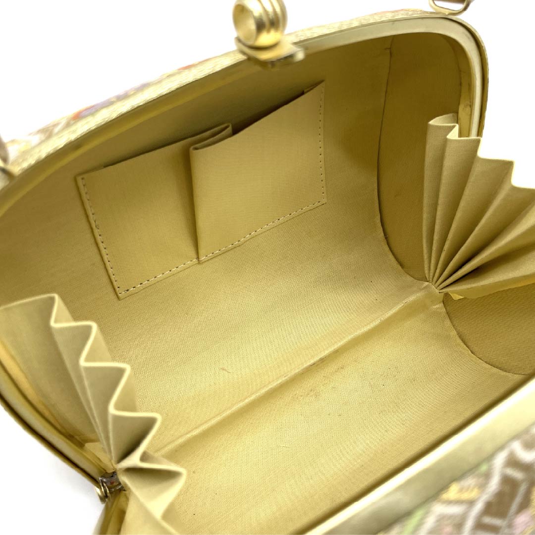 和装バック フォーマル 金色(きんいろ) 振袖用 古典柄 吉祥文様 金系 Aランク 113900040321