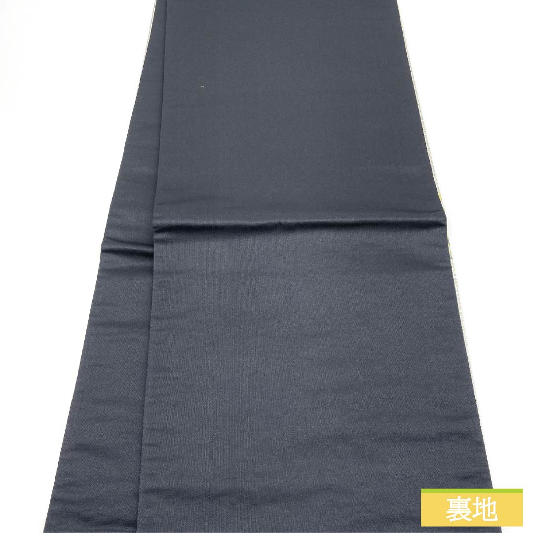 袋帯 正絹 留袖用 振袖用 車輪 松 帯丈418cm Sランク 六通 フォーマル 銀系 1123013632322