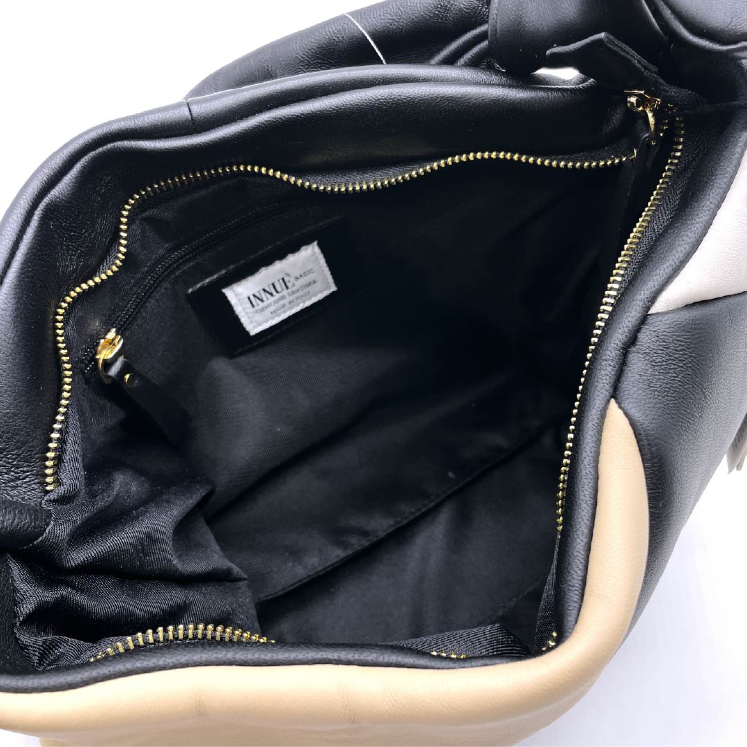 (新古品) 洋装バッグ 牛革 Sランク 新古品 牛革 ワンショルダー 黒系 119700030210