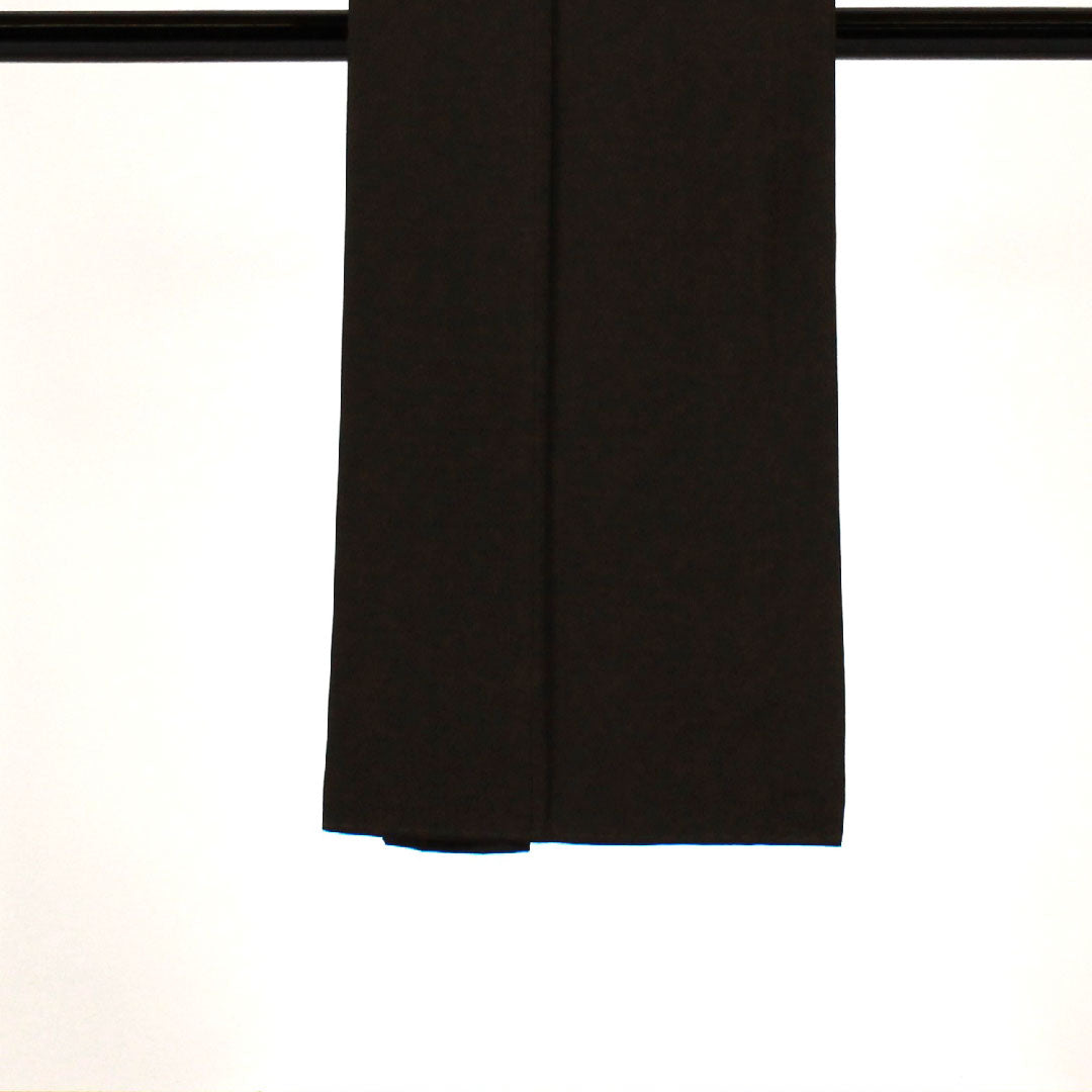 男物 身丈137cm 裄丈66cm 幾何学模様 着物単品 正絹 Aランク 袷 茶系 1119000303314