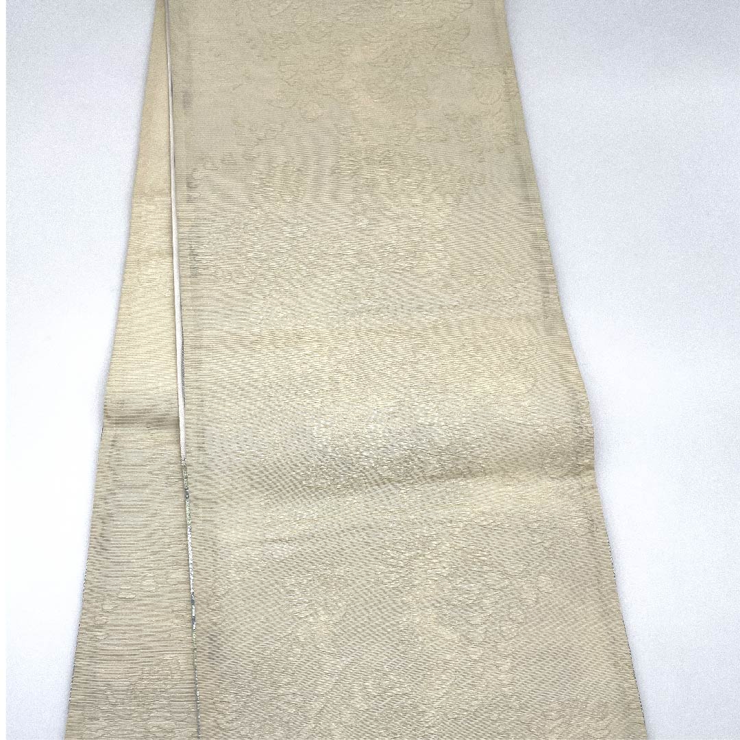 袋帯 藍白色(あいじろいろ) 辻ヶ花 帯丈443cm 正絹 Sランク 六通 セミフォーマル 銀系 1123009402322