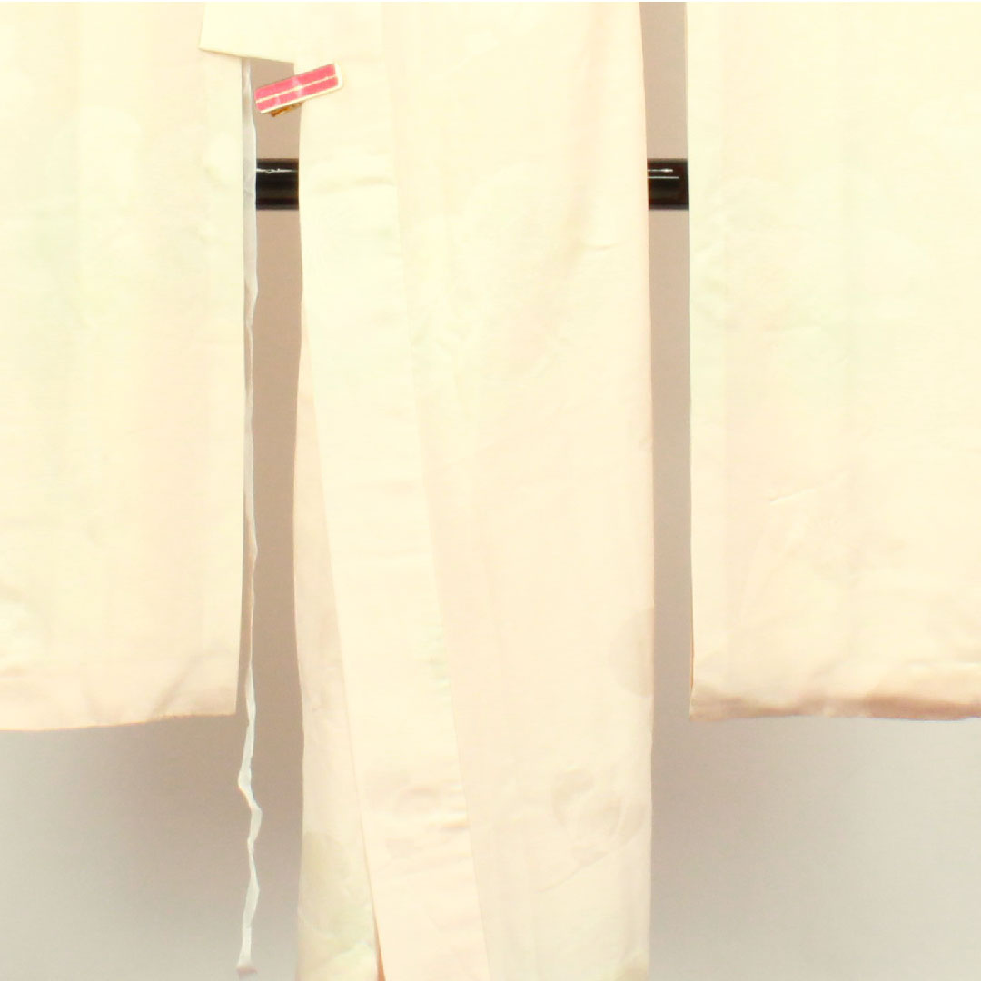 長襦袢 正絹 身丈135cm 裄丈67cm 袷 振袖用 梅 Aランク ピンク系 1129000423413