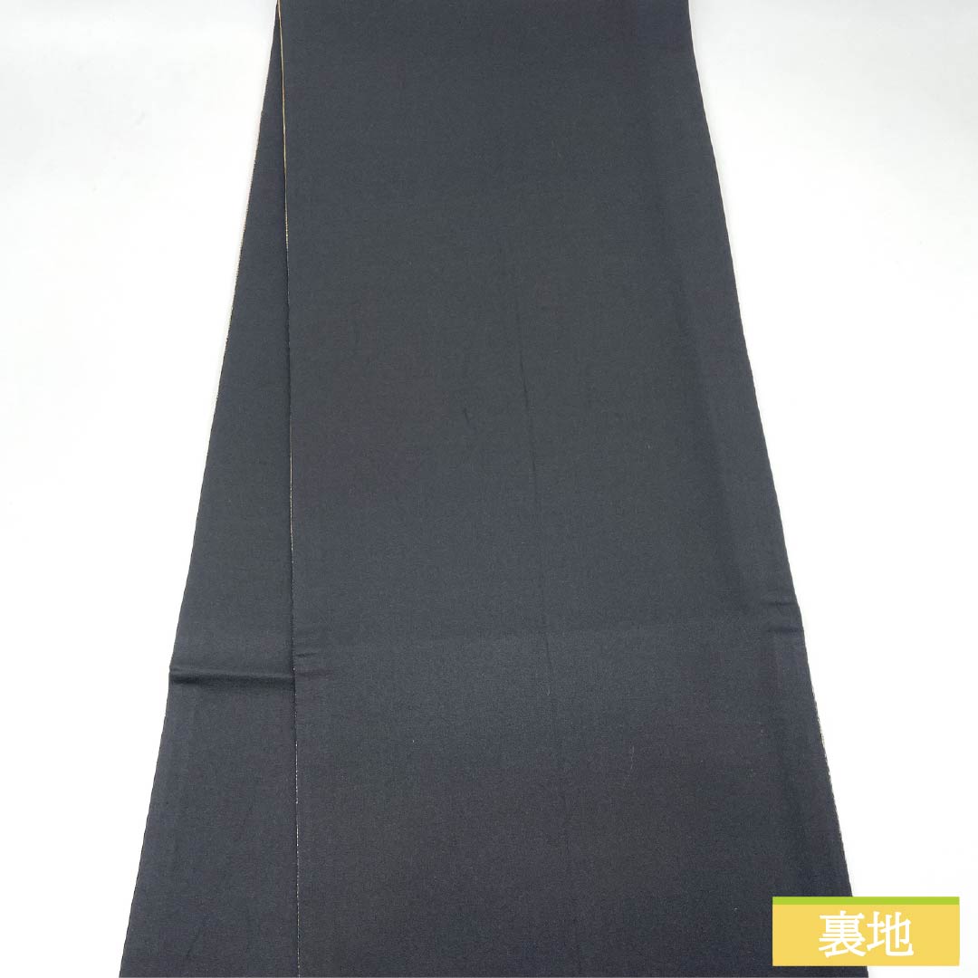 袋帯 正絹 幾何学模様 横段 帯丈438cm Sランク 全通 カジュアル グラデーション系 1123012532399