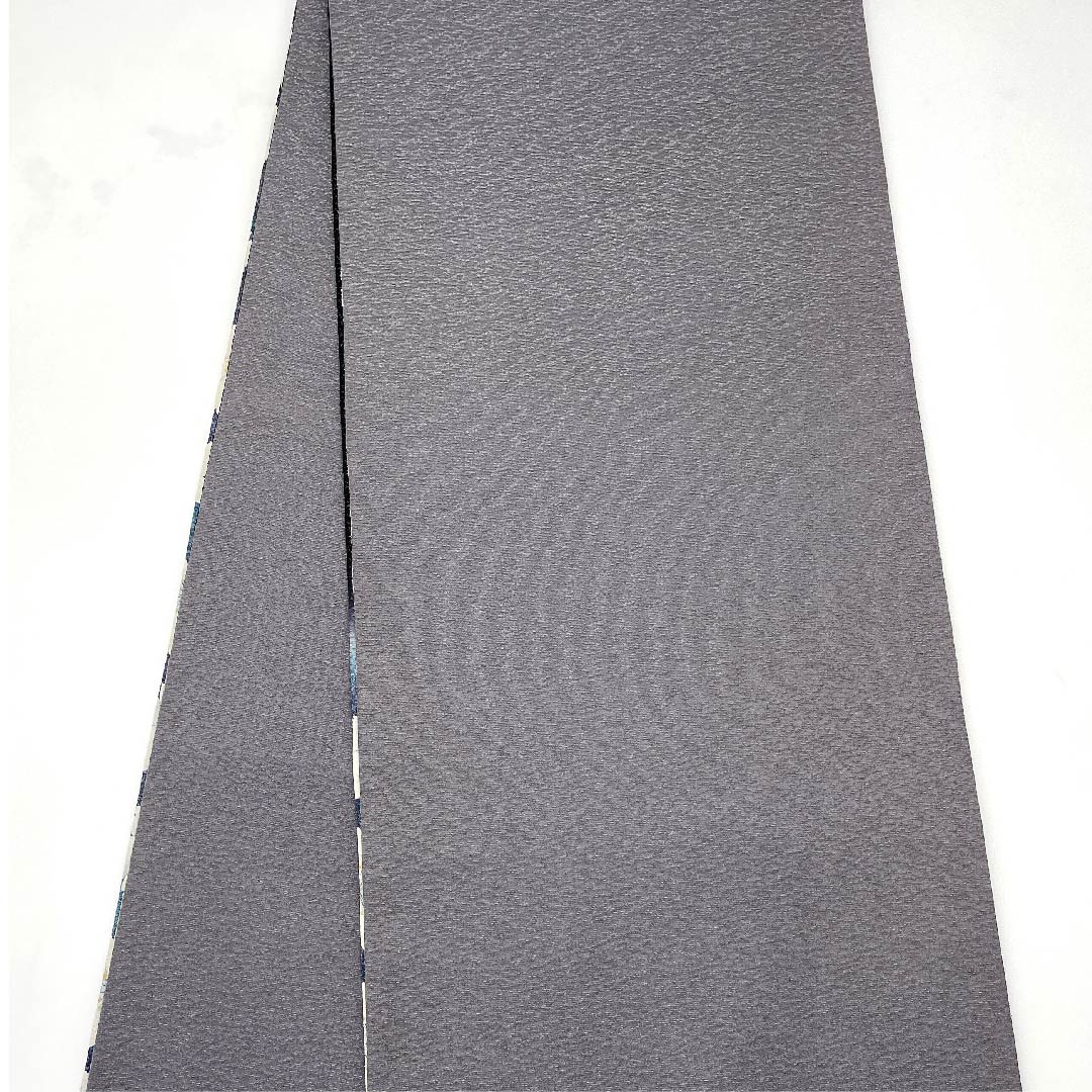袋帯 黒色 桜 帯丈452cm 正絹 Sランク 六通 セミフォーマル 黒系 1123007862410