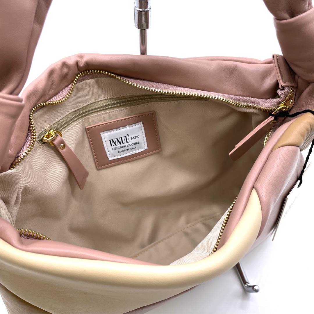 (新古品) 洋装バッグ 牛革 Sランク 新古品 牛革 ワンショルダー ピンク系 119700031213