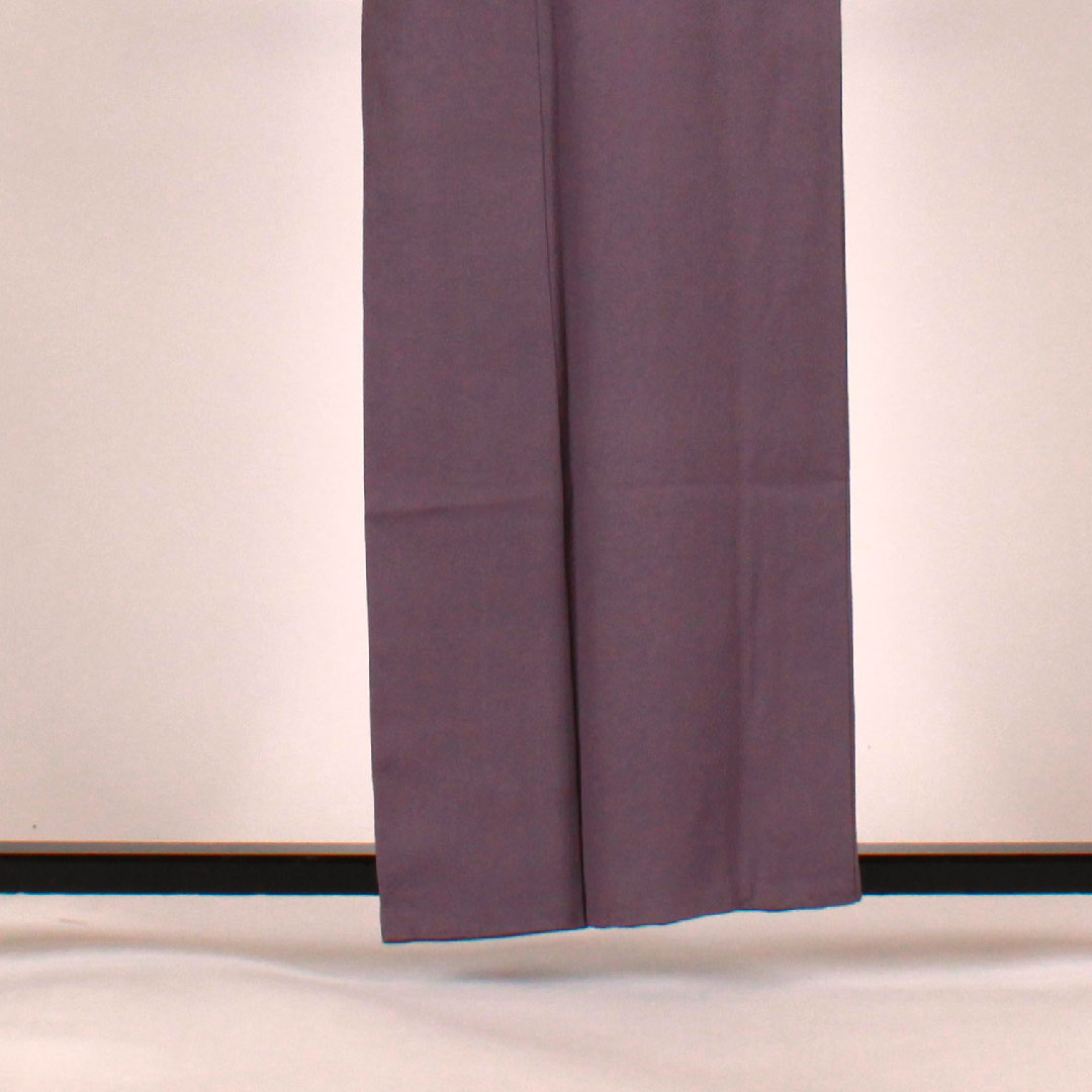 小紋 身丈158.5cm 裄丈62cm 単衣 江戸小紋 鮫柄 正絹 Sランク 紫系 1115001152320