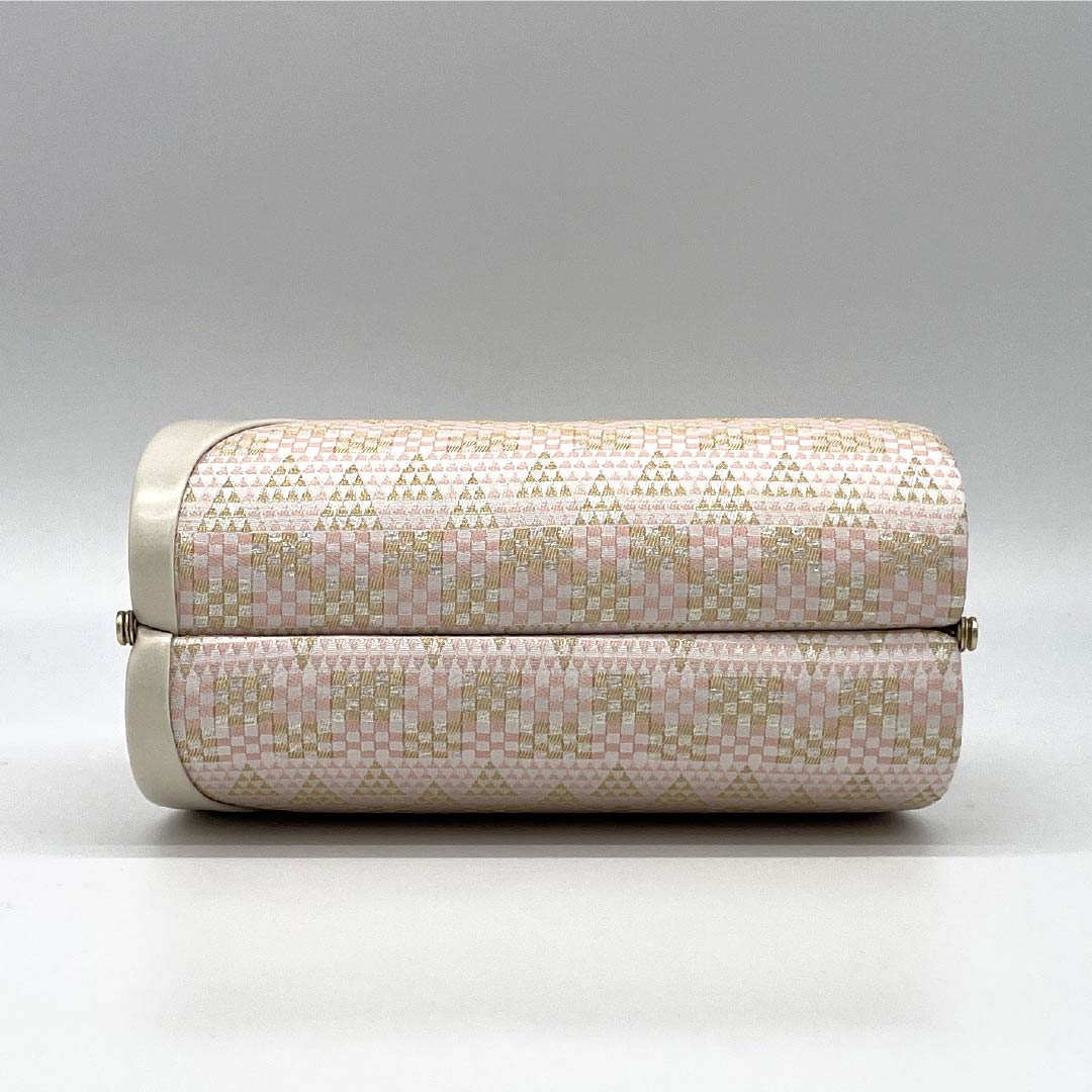 (新古品)草履バッグセット フォーマル Aランク 鱗 帯地 Lサイズ クリーム系 1133000413415