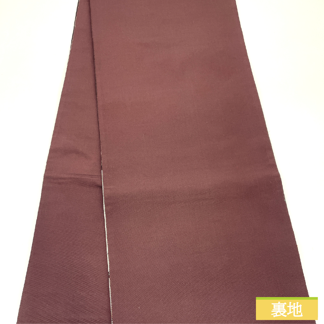 袋帯 正絹 Sランク ふくれ織 西陣織 松 藤 帯丈446cm 六通 フォーマル グレー系 1123017312322