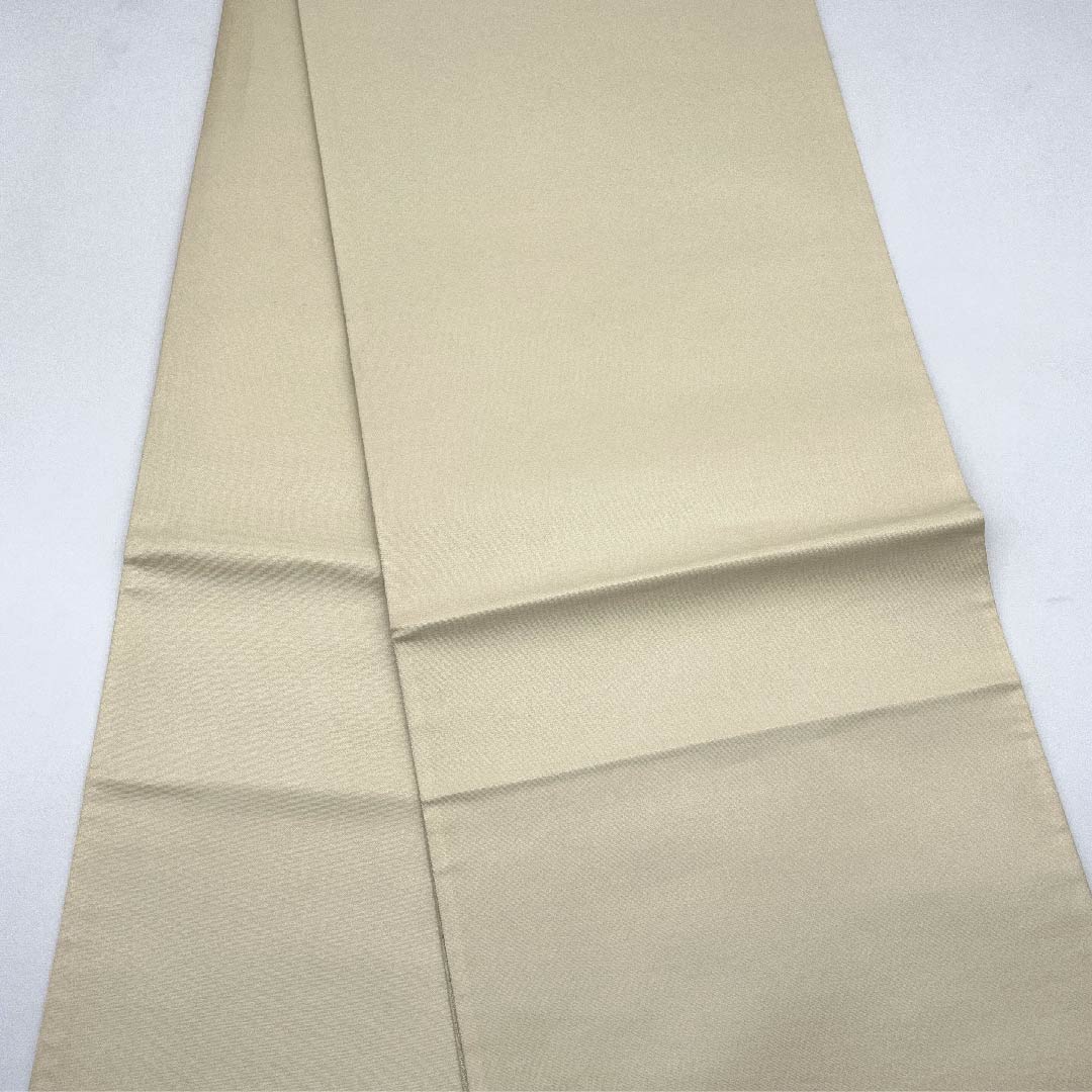 袋帯 象牙色(ぞうげいろ) 真珠箔 竹林 浅山織物 帯丈432cm 正絹 Aランク ポイント柄 フォーマル クリーム系 1123006123315