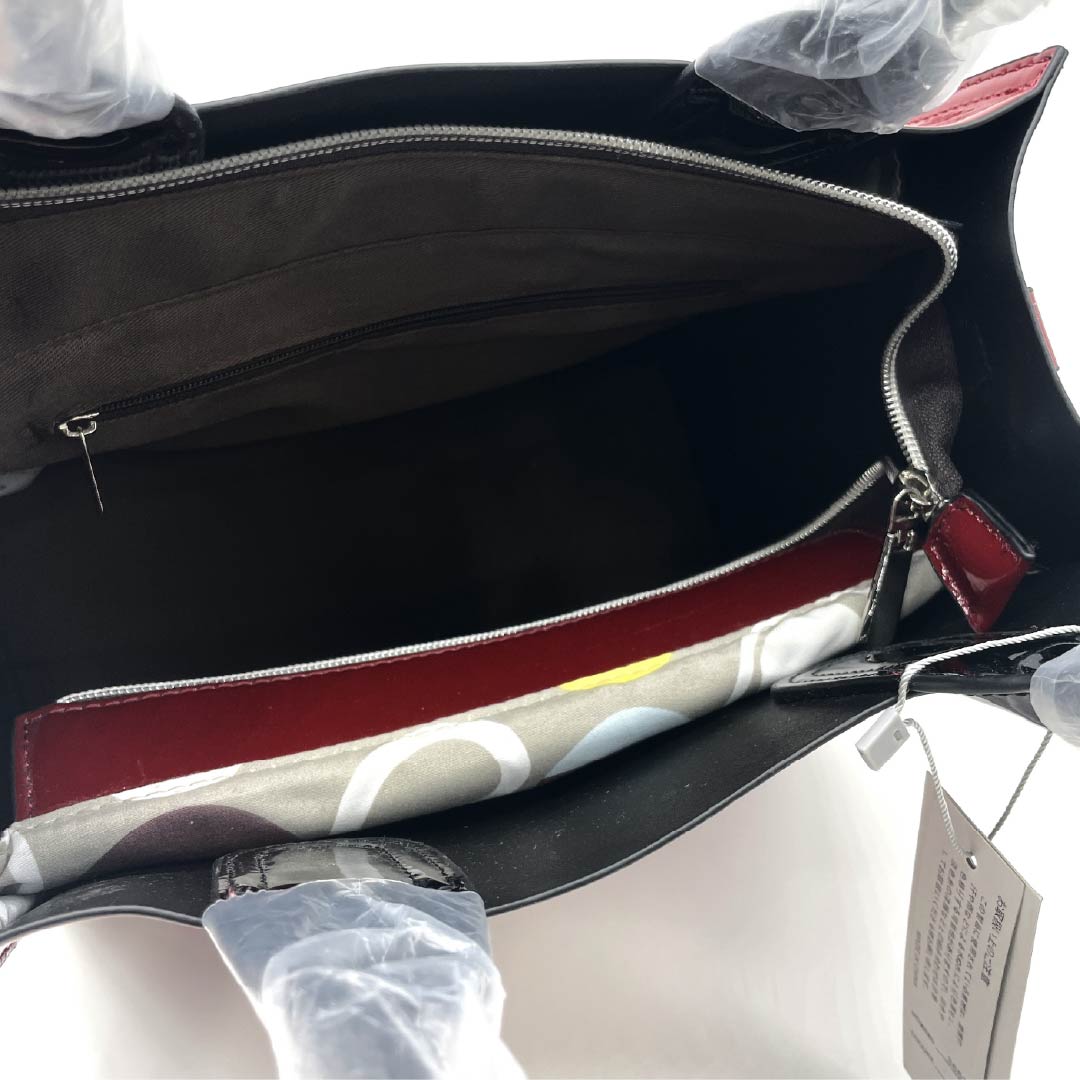 (新古品) 洋装バッグ 牛床革 Aランク 新古品 牛床革 2WAY 赤系 119700034312